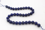 Lapis Lazuli Round Gemstone Beads 16" Strand