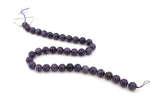 Lepidolite Round Gemstone Beads 16" Strand