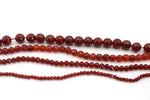 Carnelian Stone Round Faceted Grade AAA Gemstone Beads 16" Strand