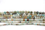 Multicolor Amazonite Round, 16 inches Strand