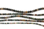 Indian Agate Round Gemstone Beads, 16 inches Strand