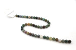 Indian Agate Round Gemstone Beads, 16 inches Strand
