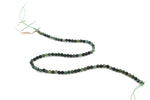Moss Agate Faceted, 16 inches Strand