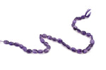 Amethyst Oval Natural 8 x 11 mm Gemstone Beads