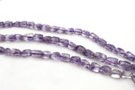 Amethyst Rectangle Natural 8 - 10 mm Gemstone Beads