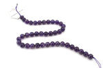 Amethyst Round Gemstone Beads 16" Strand