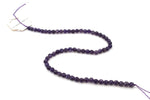 Amethyst Round Gemstone Beads 16" Strand