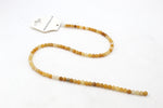 Yellow Jade Round Gemstone Beads, 16 inches Strand