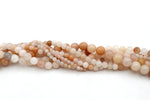 Peach Aventurine Smooth, 16 inches strand