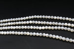 MOP White Round Gemstone Beads16" Strand
