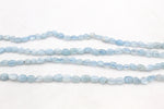 Aquamarine Nugget 6 - 8 mm Gemstone Beads
