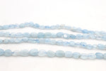 Aquamarine Nugget 6 - 8 mm Gemstone Beads