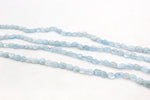 Aquamarine Nugget 6 - 8 mm Gemstone Beads