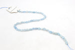 Aquamarine Nugget 6 - 8 mm Gemstone Beads
