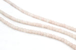 Rose Quartz Cube 6 mm Gemstone Beads
