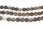 Rutilated Quartz Coin 16 mm Gemstone Beads