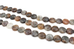 Rutilated Quartz Coin 16 mm Gemstone Beads