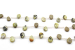 Feldpath Graphic Drop8 x 10 mm Gemstone Beads