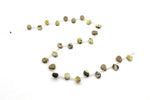 Feldpath Graphic Drop8 x 10 mm Gemstone Beads