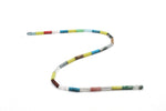 Multi-Gemstone Bamboo 4 x 13 mm Gemstone Beads