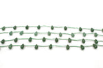 Green Aventurine Drop Side 6 mm Gemstone Beads