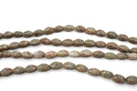 Autumn Jasper Oval Screw 8 x 16 mm Gemstone Beads