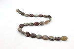 Leopard Skin Jasper Oval Flat 10 x 14 mm Gemstone Beads