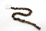 Brown Tiger Eye Chips Gemstone Beads
