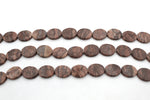 Coco Jasper Oval Flat 15 x 10 mm Gemstone Stone