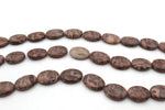 Coco Jasper Oval 15 x 20 mm Gemstone Beads 16" Strand