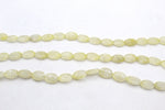 Craked Crystal Oval Flat 10 x 13 mm Gemstone Beads 16" Strand