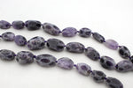 Amethyst Rough Faceted Gemstone Beads 16" Strand