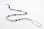 Flourite Square Flat 8 x 8 mm Gemstone Beads 16" Strand