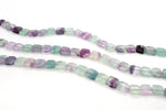 Flourite Square Flat 12 x 12 mm Gemstone Beads 16" Strand