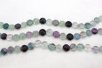 Flourite Coin 15 mm Gemstone Beads 16" Strand