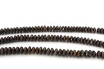 Bronzite Rondelle Faceted Gemstone Beads 16" Strand