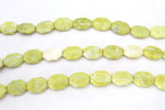 Lime Jasper Hexagonal 18 x 24 mm Gemstone Beads 16" Strand
