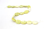 Lime Jasper Hexagonal 18 x 24 mm Gemstone Beads 16" Strand