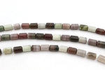 Imperial Jasper Tube8 x 12 mm Gemstone Beads 16" Strand