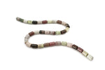 Imperial Jasper Tube8 x 12 mm Gemstone Beads 16" Strand