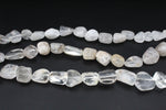 Crystal Quartz Irregular Medium Gemstone Beads 16" Strand
