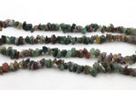 Moss Agate Chips Gemstone Beads