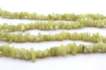Olive Jade Chips Gemstone Beads