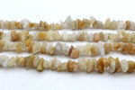 Yellow Stone Chips Gemstone Beads