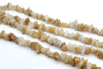Yellow Stone Chips Gemstone Beads