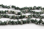 Green Spot Jasper Chips Gemstone Beads