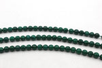Green jade ( Dyed ) Round Faceted Gemstone Beads 16" Strand