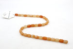 Cornelian Barrel 8 x 12 mm Gemstone Beads 16" Strand