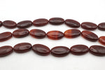 Conelian Oval Flat 20 x 35 mm Gemstone Beads 16" Strand