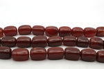 Cornelian Rectangle 16 x 26 mm Gemstone Beads 16" Strand